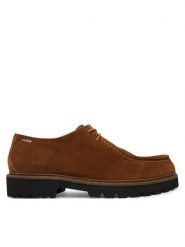 HUGO Półbuty Draven 50573676 Brązowy. Brązowe eleganckie półbuty Hugo, bez wzorów, ze skóry, bez obcasa, bez zapięcia. Za 764.99 zł.