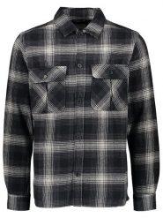ONLY & SONS Koszula w kolorze czarno-białym rozmiar: S. Czarne koszule Only & Sons, s, bez wzorów, z bawełny, bez kołnierzyka, bez ramiączek. Za 83.42 zł.