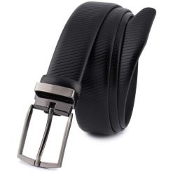 Pasek męski BELTIMORE r.85-100 cm E42 czarny. Czarne paski bez wzorów. Za 59.90 zł.