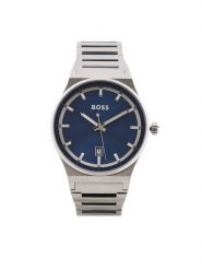 BOSS Zegarek Candor 1514076 Srebrny. Szare, analogowe zegarki Boss, srebrne. Za 1,029.00 zł.