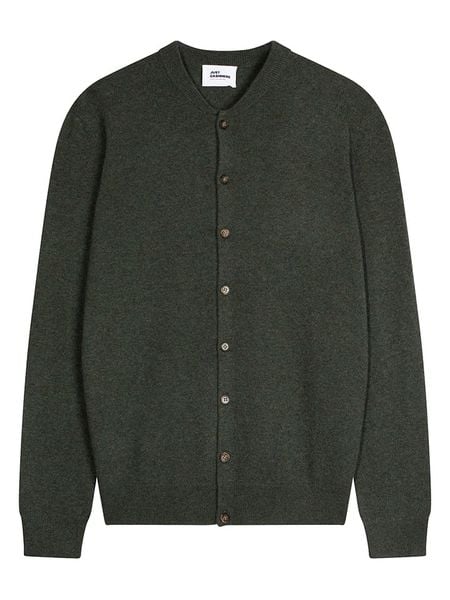 Just Cashmere Kaszmirowy kardigan "Anais" w kolorze ciemnozielonym rozmiar: XXL. Zielone swetry rozpinane Just Cashmere, xxl, bez wzorów, z kaszmiru, bez kołnierzyka, bez ramiączek. Za 502.76 zł.