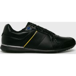 Versace Jeans - Buty. Czarne buty sportowe casual Versace Jeans, bez wzorów, z gumy, z okrągłym noskiem, bez zapięcia. W wyprzedaży za 439.90 zł.