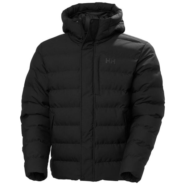 Kurtka z kapturem Helly Hansen Alby Puffy. Czarne kurtki Helly Hansen, bez wzorów, z puchu, z kapturem. W wyprzedaży za 938.45 zł.