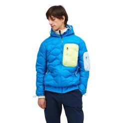 Kurtka Peak Performance puchowa męska Helium Utility Down Hood niebieska - XXL. Niebieskie kurtki Peak Performance, m, bez wzorów, z puchu, bez kaptura. Za 1,349.00 zł.