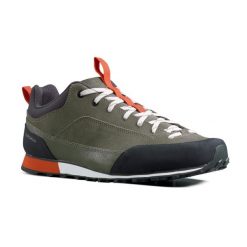 Buty turystyczne męskie Arpenaz 500 Revival. Brązowe buty turystyczne QUECHUA, na jesień, bez wzorów, z bawełny, bez zapięcia, outdoorowe. Za 119.99 zł.