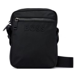 Saszetka BOSS. Czarne saszetki i nerki Boss, bez wzorów. Za 449.99 zł.