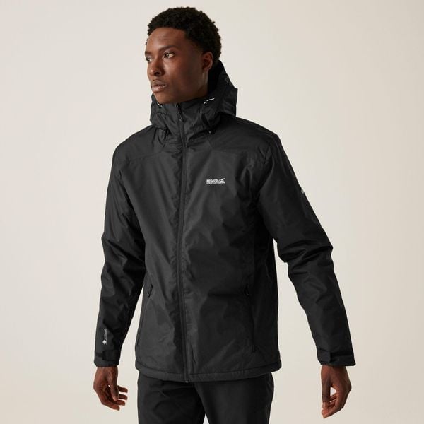 Kurtka ocieplana męska Thornridge II. Brązowe kurtki Regatta, na jesień, m, bez wzorów, z poliesteru, z kapturem. W wyprzedaży za 232.90 zł.