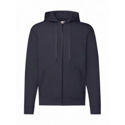 Męska Klasyczna Bluza Z Kapturem. Niebieskie bluzy Fruit of the Loom, m, bez wzorów, z kapturem. Za 106.99 zł.
