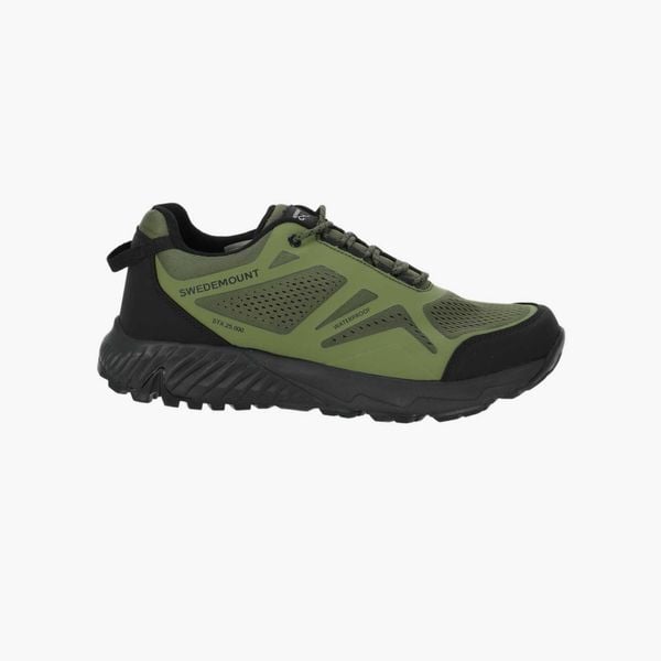Buty trekkingowe Wędrówki męskie Swedemount Lofoten Trail STX Waterproof. Czarne buty trekkingowe SWEDEMOUNT, bez wzorów, z materiału, bez zapięcia, trekkingowe. Za 349.99 zł.