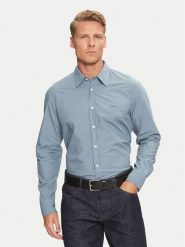 Boss Koszula Relegant 50518304 Niebieski Regular Fit. Niebieskie koszule Boss, l, bez wzorów, z bawełny, bez kołnierzyka, bez ramiączek. Za 269.99 zł.