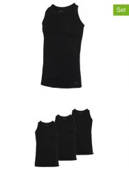 Fila Podkoszulki (3 szt.) w kolorze czarnym rozmiar: S. Czarne podkoszulki Fila, s, bez wzorów, bez ramiączek. Za 108.99 zł.