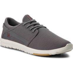 Sneakersy ETNIES - Scout 4101000419 Dark Grey/Red 065. Szare buty sportowe casual marki Etnies, z materiału. W wyprzedaży za 239.00 zł.