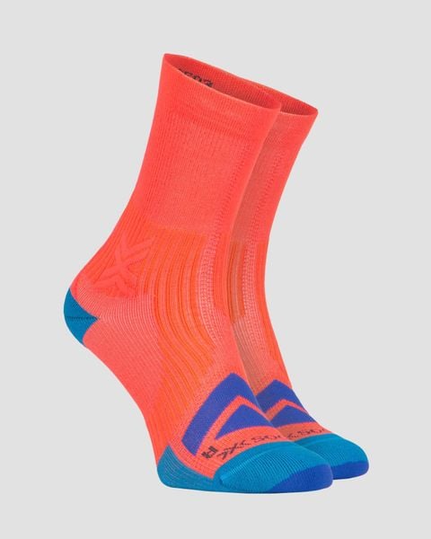 Skarpety X-Socks Bike Expert Crew. Brązowe skarpety X-Socks, bez wzorów, z materiału. Za 90.00 zł.