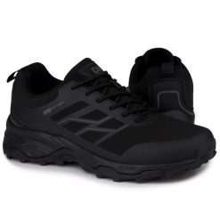Buty trekingowe męskie DK CALDREN. Czarne buty sportowe casual DK, bez wzorów, bez zapięcia. Za 169.00 zł.