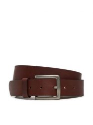 Guess Pasek Męski M4BZ30 L0VF0 Brązowy. Brązowe paski Guess, z aplikacjami, ze skóry. Za 159.99 zł.