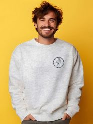 WOOOP Bluza "Everything will be ok" w kolorze szarym rozmiar: S. Szare bluzy Wooop, s, bez wzorów, z bawełny, bez kaptura. Za 100.99 zł.