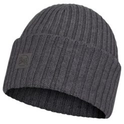Czapka dla dorosłych Buff Ervin Merino Hat Beanie. Czerwone czapki zimowe Buff, bez wzorów, z wełny. W wyprzedaży za 131.94 zł.