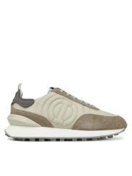 Iceberg Sneakersy IU17280K Szary. Szare buty sportowe casual ICEBERG, bez wzorów, ze skóry, bez zapięcia. Za 579.99 zł.