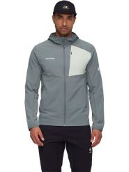 Mammut Kurtka funkcyjna "Madris Light ML" w kolorze szarym rozmiar: L. Szare kurtki outdoor i hardshell Mammut, l, bez wzorów, z materiału, bez kaptura. Za 364.95 zł.