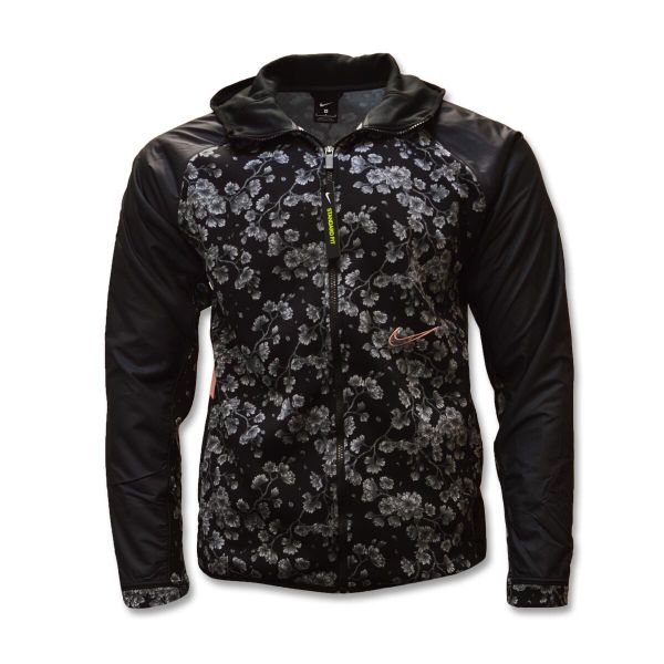 Bluza z kapturem Nike Therma City Exploration Full-Zip Hoodie. Czarne bluzy z kapturem Nike, bez wzorów, z kapturem. Za 211.60 zł.