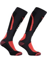 CMP Skarpety narciarskie w kolorze czarno-czerwonym rozmiar: 46/48. Czarne skarpety CMP, bez wzorów, z materiału. Za 57.06 zł.