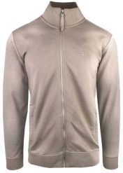 Lekka Bluza na Zamek z Wysokim Kołnierzem - Pako Jeans - Beżowa. Brązowe bluzy Pako Jeans, na lato, l, bez wzorów, z bawełny, bez kaptura. Za 229.00 zł.