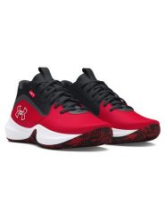 Under Armour Buty sportowe "Lockdown 7" w kolorze czerwono-czarnym rozmiar: 41. Czarne buty treningowe Under Armour, bez wzorów, z materiału. Za 230.00 zł.