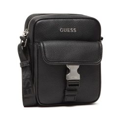 Guess Saszetka Riviera HMRIVI P1359 Czarny. Czarne saszetki i nerki Guess, z aplikacjami. Za 419.00 zł.