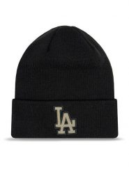 New Era Czapka Metallic Badge La Dodgers 60364349 Czarny. Czarne czapki zimowe New Era, bez wzorów, z materiału. Za 149.99 zł.