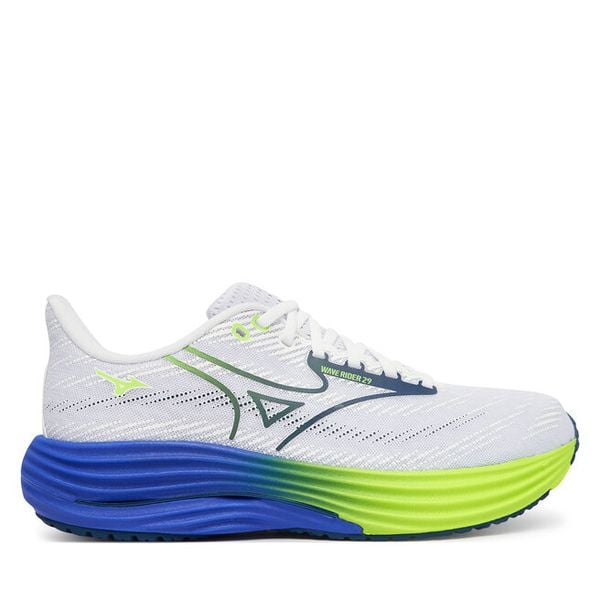 Buty do biegania Mizuno. Białe buty do biegania Mizuno, bez wzorów, bez zapięcia, do biegania, mizuno wave. Za 689.99 zł.