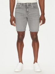 Tommy Hilfiger Szorty jeansowe Brooklyn MW0MW39222 Szary Slim Fit. Szare szorty Tommy Hilfiger, m, bez wzorów, z bawełny. Za 259.99 zł.