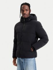 Guess Kurtka zimowa M6BL58 W4170 Czarny Regular Fit. Czarne kurtki Guess, na zimę, m, z aplikacjami, z syntetyku, bez kaptura. Za 864.99 zł.