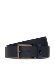 Tommy Hilfiger Pasek Męski Oliver 3.5 Ext AM0AM12298 Granatowy. Niebieskie paski Tommy Hilfiger, bez wzorów, ze skóry. Za 69.99 zł.