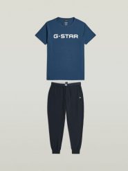 G-Star Piżama w kolorze granatowym rozmiar: L. Niebieskie piżamy G-Star, l, bez wzorów, z bawełny, bez ramiączek. Za 134.22 zł.
