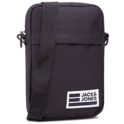 Saszetka Jack&Jones. Czarne saszetki i nerki Jack&Jones, bez wzorów. Za 69.00 zł.