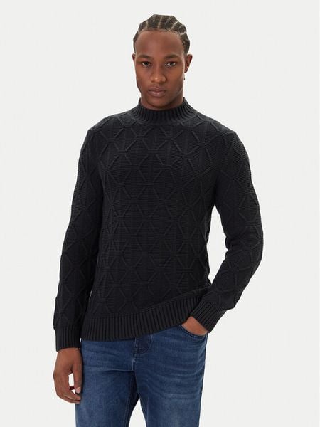 JOOP! Jeans Sweter 15 JJK-18Floriano 30047403 Granatowy Modern Fit. Niebieskie swetry rozpinane JOOP! Jeans, m, bez wzorów, z bawełny, bez kołnierzyka, bez ramiączek. Za 427.99 zł.