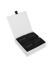Calvin Klein Skarpety długie 701235979 Czarny. Czarne skarpety CALVIN KLEIN, bez wzorów, z bawełny. Za 129.99 zł.