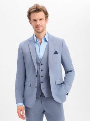 Finshley & Harding kurtka modułowa - Steven Mężczyźni Modern Fit niebieski, 26. Niebieskie kurtki Finshley & Harding, m, bez wzorów, z syntetyku, bez kaptura. Za 479.95 zł.