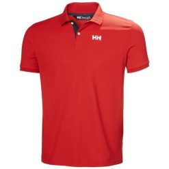 Polo Helly Hansen Ocean 2.0. Czerwone koszulki polo Helly Hansen, m, bez wzorów, bez kołnierzyka, bez ramiączek, żeglarskie. Za 320.35 zł.