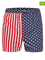 Happy Shorts Bokserki (3 pary) ze wzorem rozmiar: L. Bokserki Happy Shorts, l, bez wzorów, z bawełny. Za 61.31 zł.