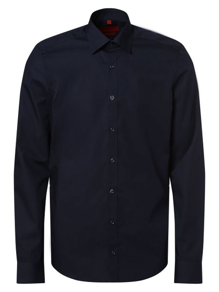Finshley & Harding Koszula łatwa w prasowaniu z bardzo długim rękawem Mężczyźni Slim Fit Bawełna niebieski, 41. Niebieskie koszule Finshley & Harding, m, bez wzorów, z bawełny, bez kołnierzyka, bez ramiączek. Za 179.95 zł.