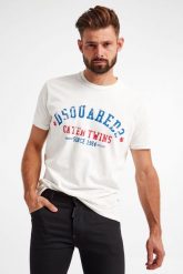 T-SHIRT DSQUARED2. T-shirty Dsquared2, m, bez wzorów, bez kołnierzyka, bez ramiączek. W wyprzedaży za 593.40 zł.