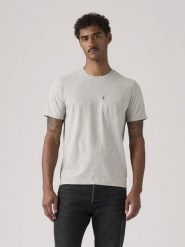 Levi's Koszulka w kolorze jasnoszarym rozmiar: M. Szare bezrękawniki Levi's®, m, bez wzorów, z bawełny, bez kołnierzyka, bez ramiączek. Za 60.95 zł.