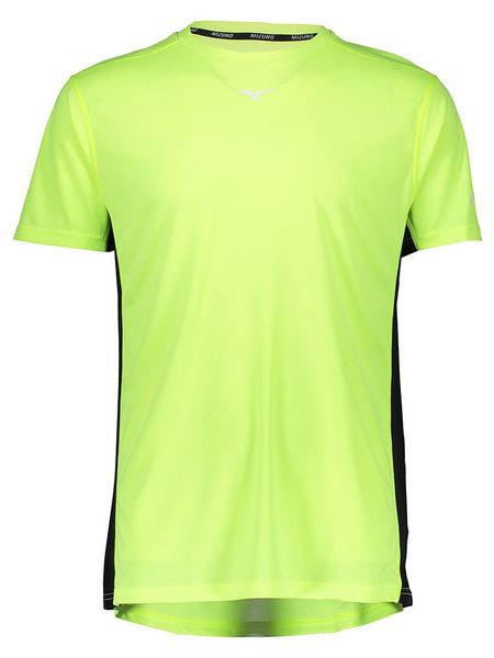 Mizuno Koszulka funkcyjna "Sun Protect" w kolorze żółtym rozmiar: L. Żółte t-shirty sportowe Mizuno, bez wzorów, bez ramiączek, outdoorowe. Za 78.66 zł.
