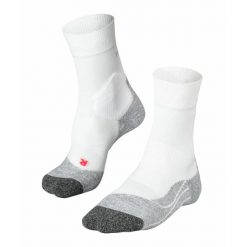 Skarpetki Falke RU3. Białe skarpety Falke, bez wzorów, z elastanu. Za 137.00 zł.