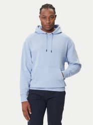 BOSS Bluza WeSmallhood 50514530 Niebieski Regular Fit. Niebieskie bluzy Boss, m, bez wzorów, z bawełny, bez kaptura. Za 439.99 zł.