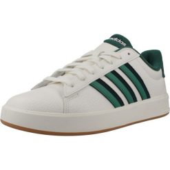 Buty ADIDAS GRAND COURT 3.0 Biały. Białe buty turystyczne Adidas, bez wzorów, z syntetyku, bez zapięcia, trekkingowe. Za 340.30 zł.