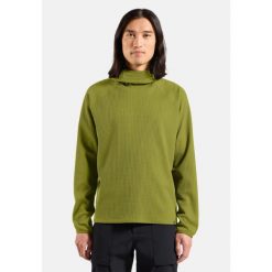 Bluza męska ODLO Mid layer hoody CUBIC. Zielone bluzy ODLO, m, bez wzorów, bez kaptura. Za 319.99 zł.