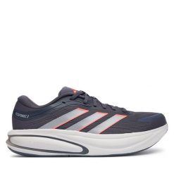Buty do biegania adidas. Czarne buty do biegania Adidas, bez wzorów, bez zapięcia, do biegania. Za 299.99 zł.
