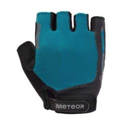 Rękawiczki Rowerowe Unisex Dla Dorosłych Bez Palców MX51. Niebieskie rękawiczki Meteor, bez wzorów, z elastanu. Za 77.99 zł.